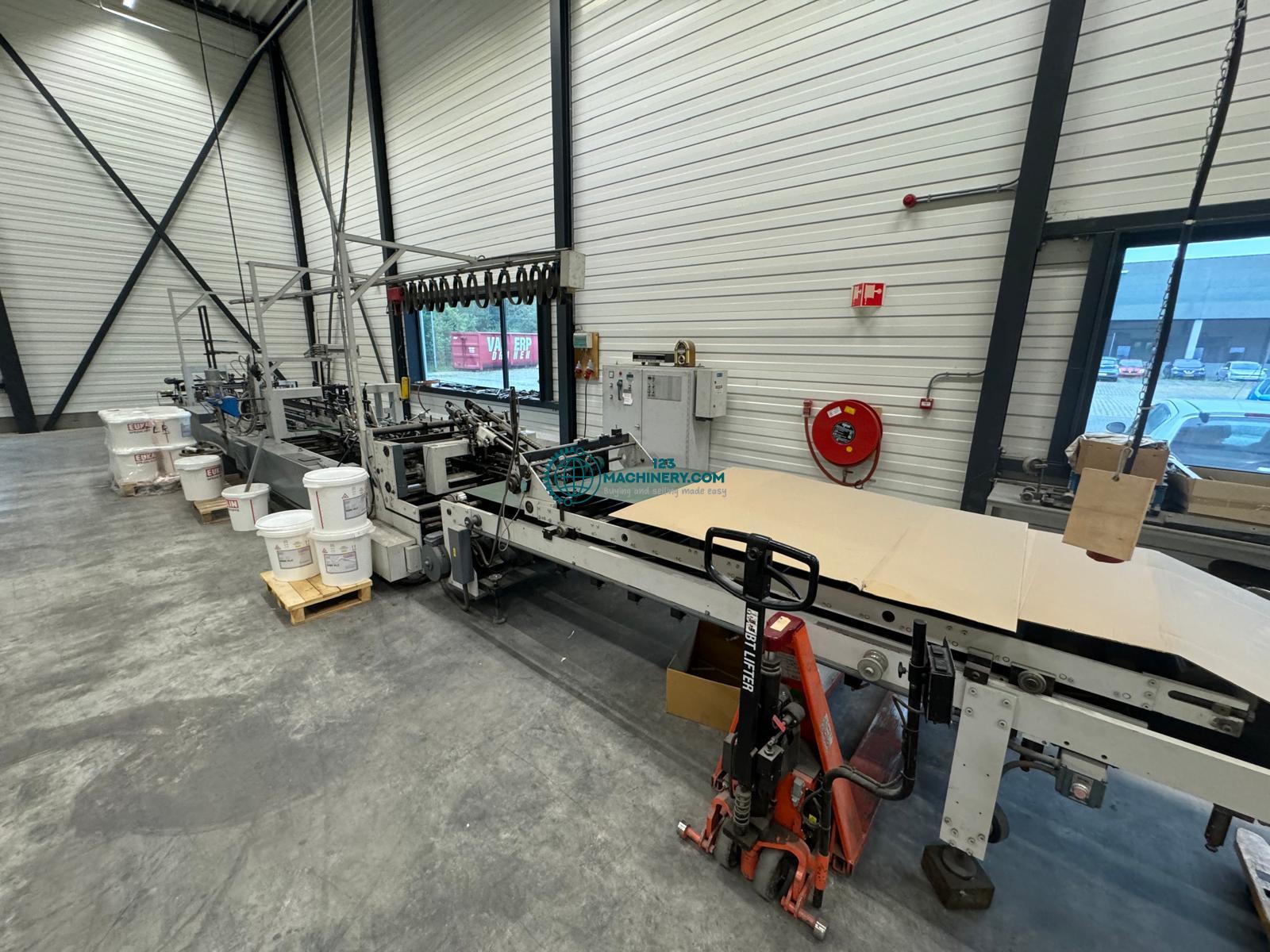 Show advert Bobst Domino 100 M folding glueing machine